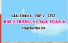 Giải bài 3 trang 53 Toán 6 Tập 1 SGK Chân trời sáng tạo